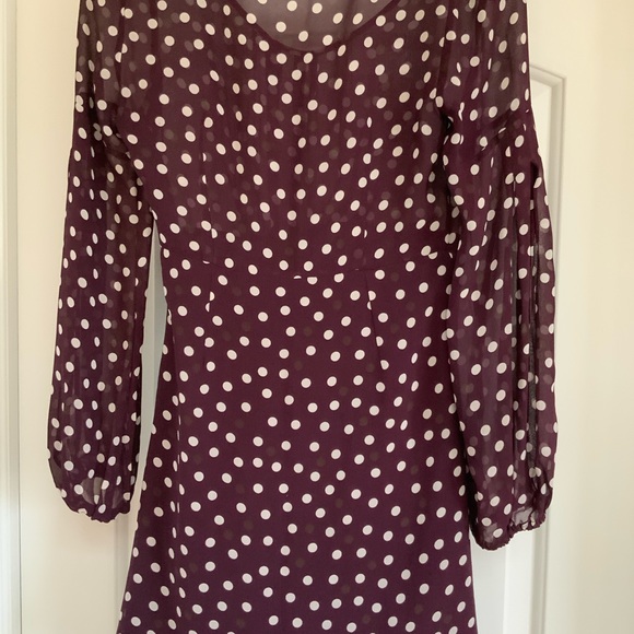Adele Fado Polka Dot Chiffon dress - Picture 4 of 4